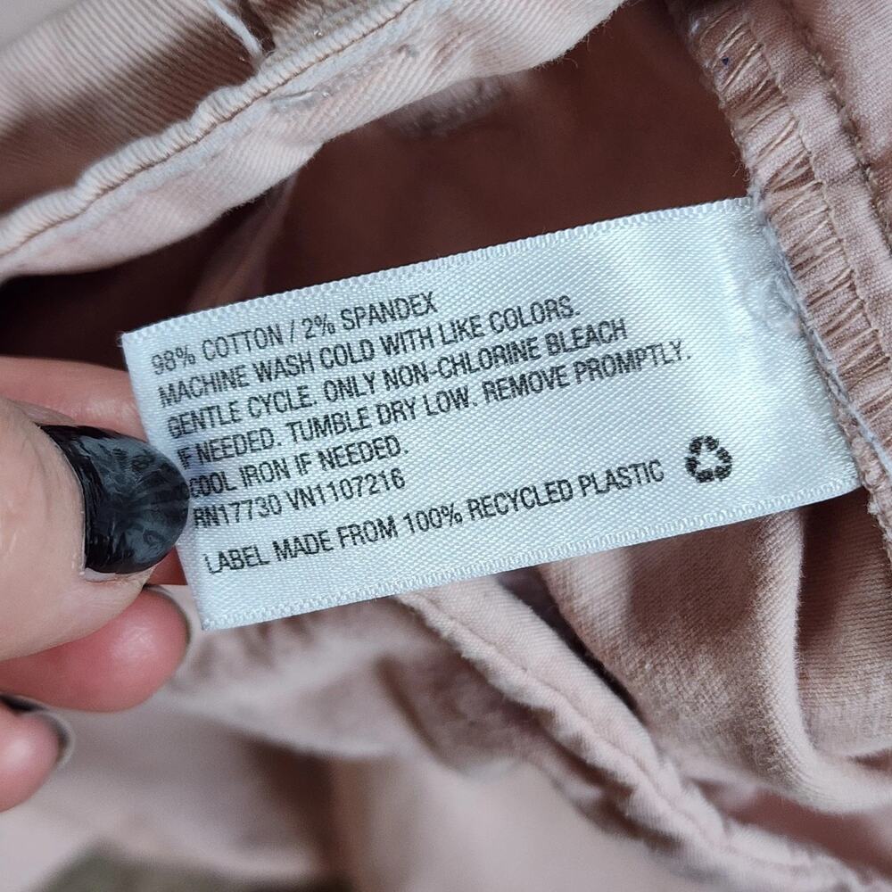 Goodfellow Mens Slim Straight Hennepin Chino Pants Size 34 X 30 Pink Khaki - Picture 6 of 9